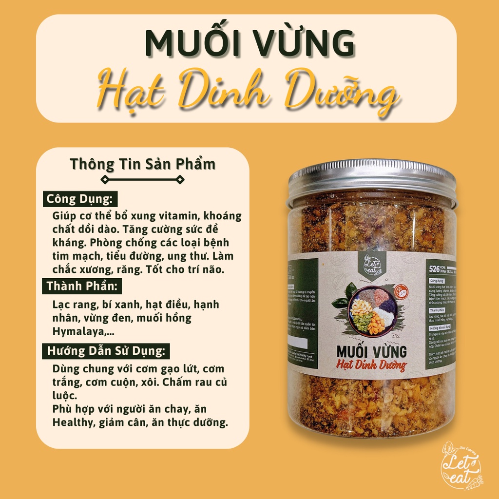 Muối Vừng Hạt Dinh Dưỡng Healthy Size ( 400g )