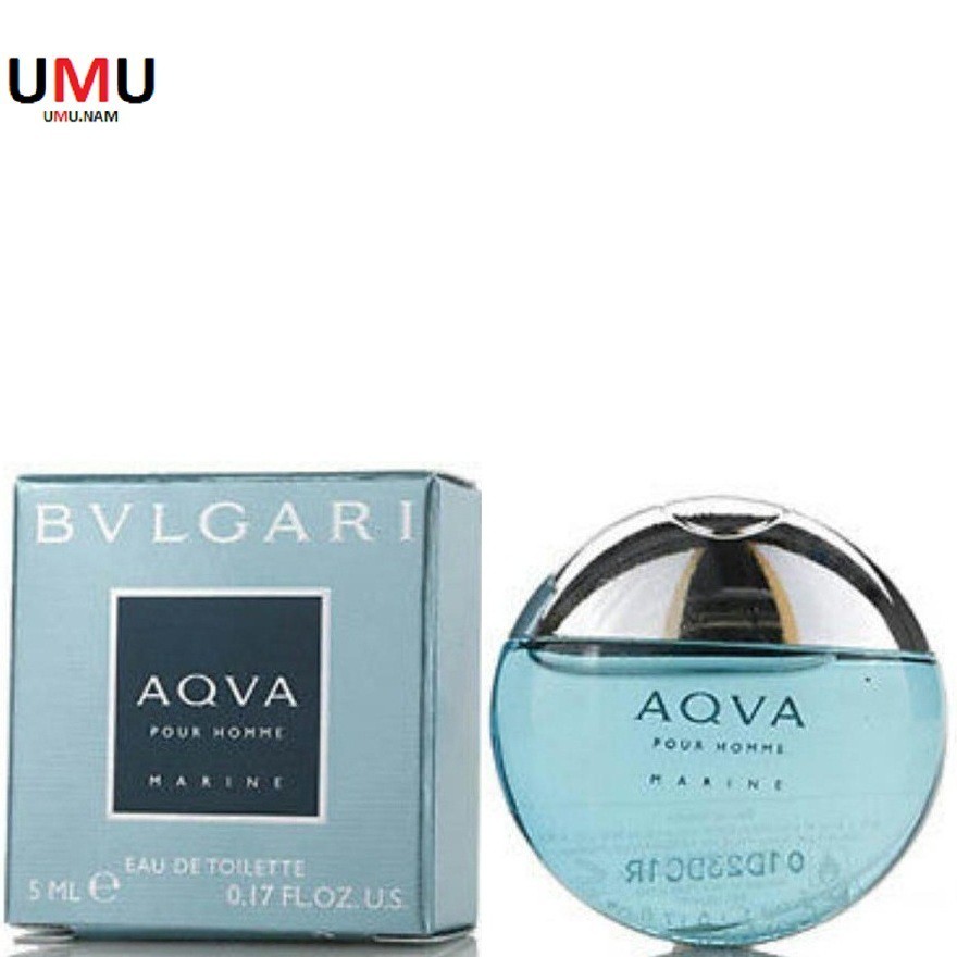 Nước Hoa Nam 5ml Bvlgari Aqva Pour Homme Marine Chính Hãng.