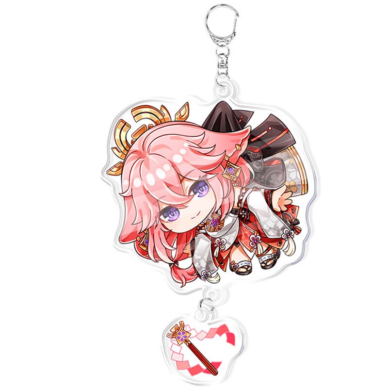 Móc Khoá Genshin Impact Cute Chibi móc khoá quà lưu niệm móc khoá phụ kiện túi xách balo móc khoá bằng arcrylic