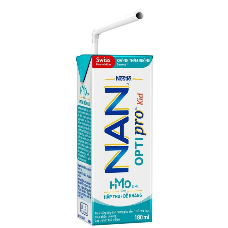 Thùng 24 hộp Sữa pha sẵn Nan Optipro kid 180ml(date mới 2022)