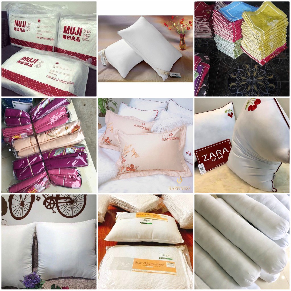 Ruột gối nằm đủ loại