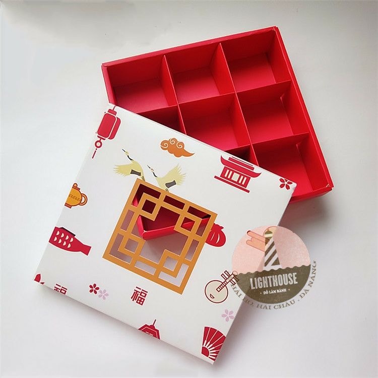 Hộp Trung Thu 9 bánh - Size bánh 80gr