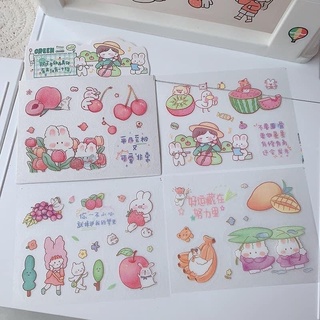 Bộ sticker 4 tấm cute