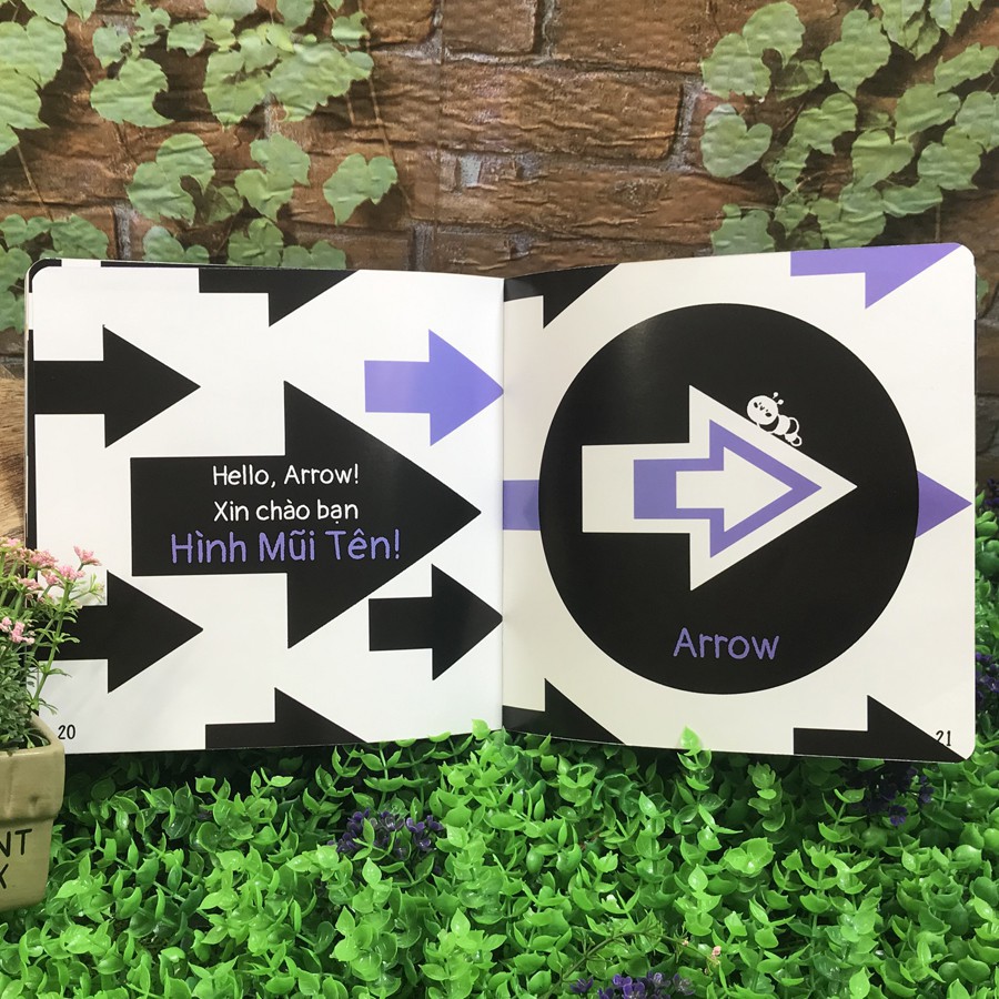 Sách Ehon - Song Ngữ Kích Thích Thị Giác Cho Bé 0-3 tuổi