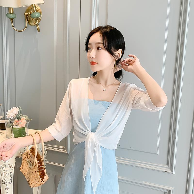 Áo Khoác Voan Siêu Mỏng Chống Nắng Thời Trang Cho Nữ###