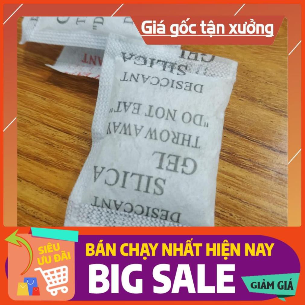 [NEW] Hạt chống Ẩm Silicagel 100g Bịch 500gram (5 Gói) sử dụng trong thực phẩm, quần áo, giày dép, khửi mùi hôi