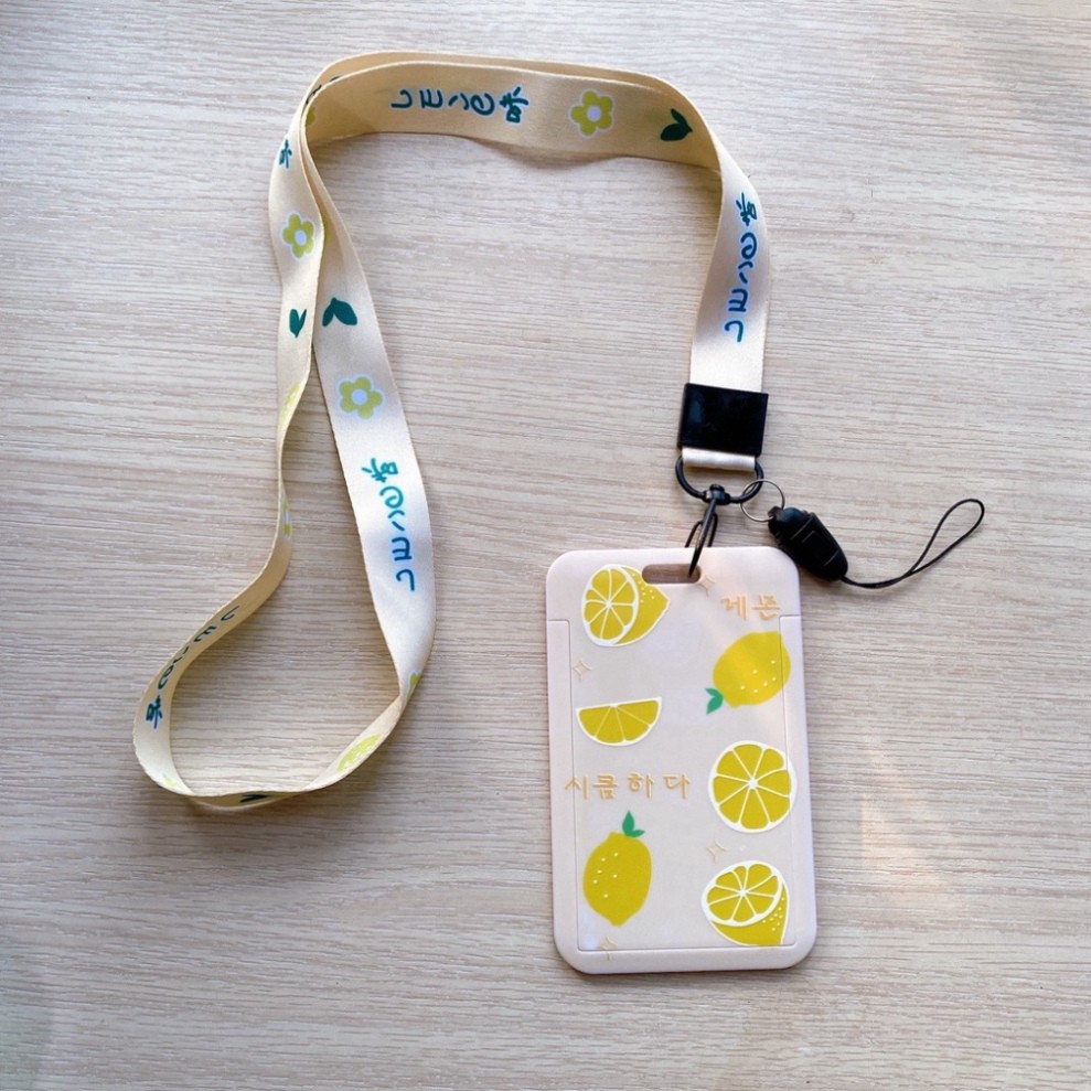 Dây đeo thẻ học sinh có hình ngộ ngĩnh siêu sinh, dây đeo thẻ họa tiết đáng yêu giá rẻ cực bền