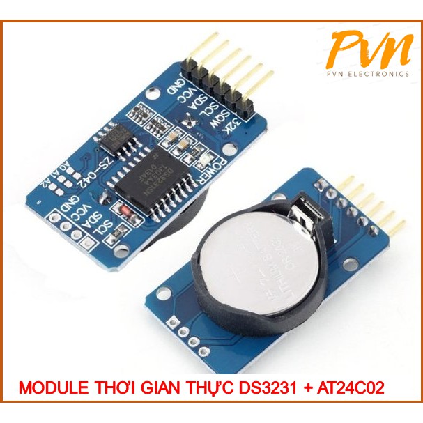 ✅ [CAM KẾT CHẤT LƯỢNG] Module thời gian thực DS3231 + ROM AT24C02 KÈM PIN