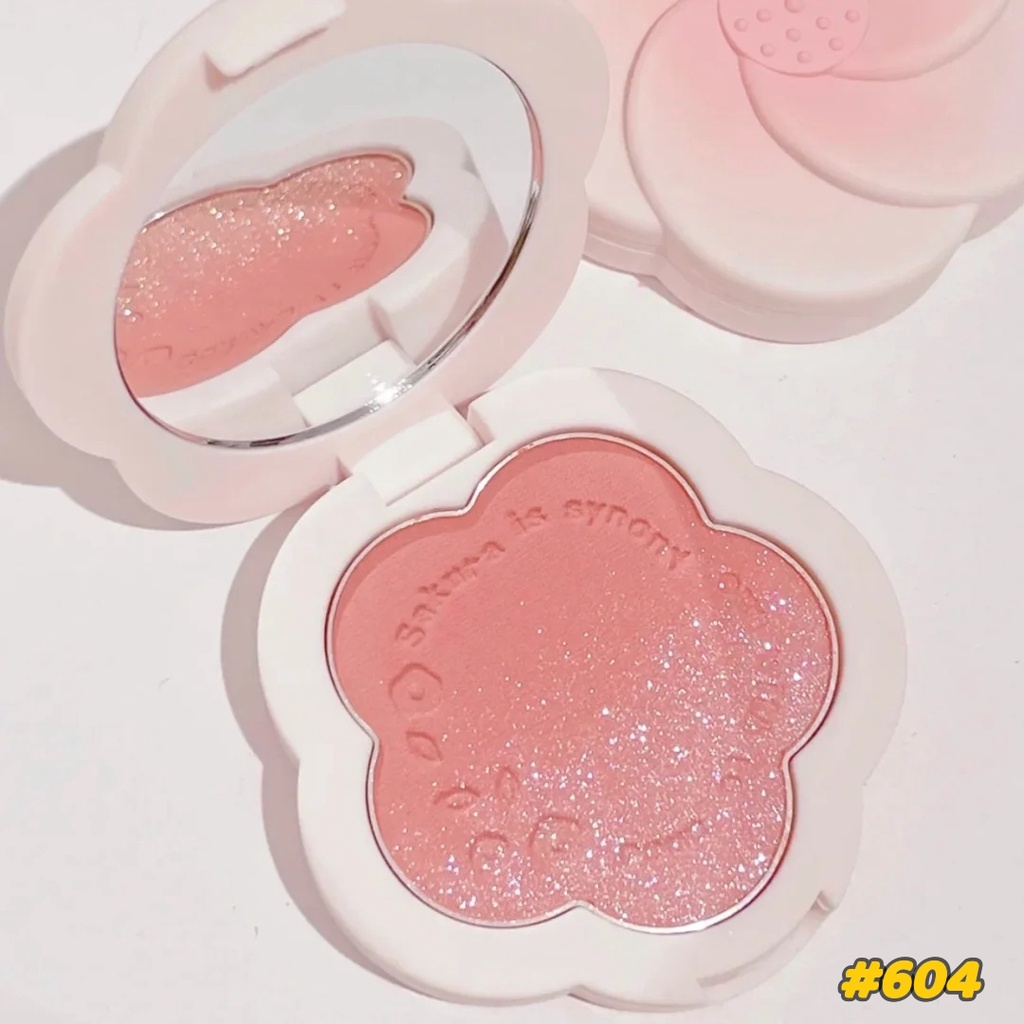 Phấn má GOGO TALES anh đào xinh xắn tự nhiên Vitality Slightly Drunk Blush Gogotales GT376 GOGO100
