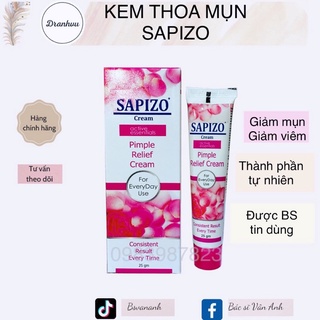 [CHÍNH HÃNG - Date mới nhất 2027] Sapizo cream 25gr - Kem chấm mụn, giảm sưng, giảm viêm, hỗ trợ se cồi mụn