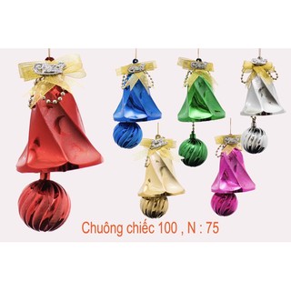 Chuông xoắn lẻ 100 li (10cm) trang trí cây thông noel