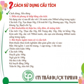 Cẩu tích khô túi lớn loại 1kg - Hàng thơm sạch cao cấp