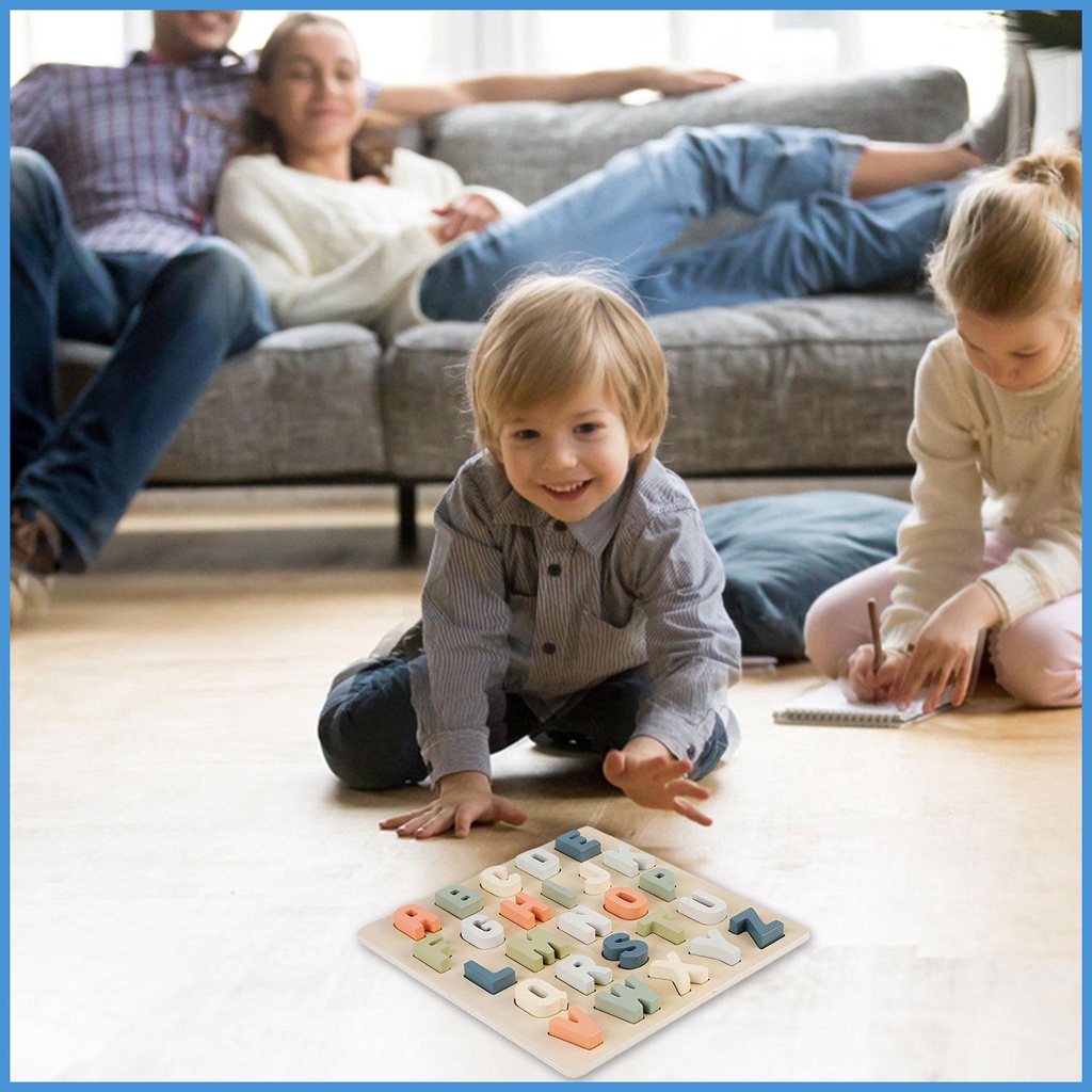 Bộ Đồ Chơi Lắp Ráp Bảng Chữ Cái Alphabet Giáo Dục Sớm Cho Bé