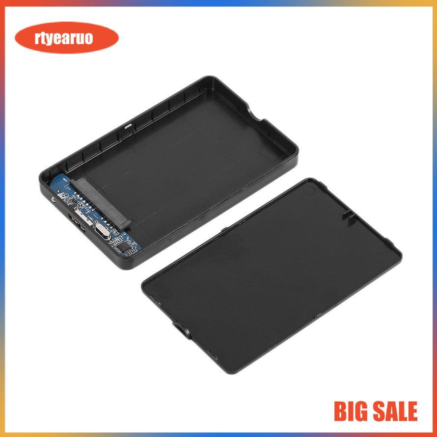 Hộp đựng ổ cứng 2.5 inch HDD hỗ trợ 3TB chuẩn SATA USB 3.0 vỏ nhựa ABS