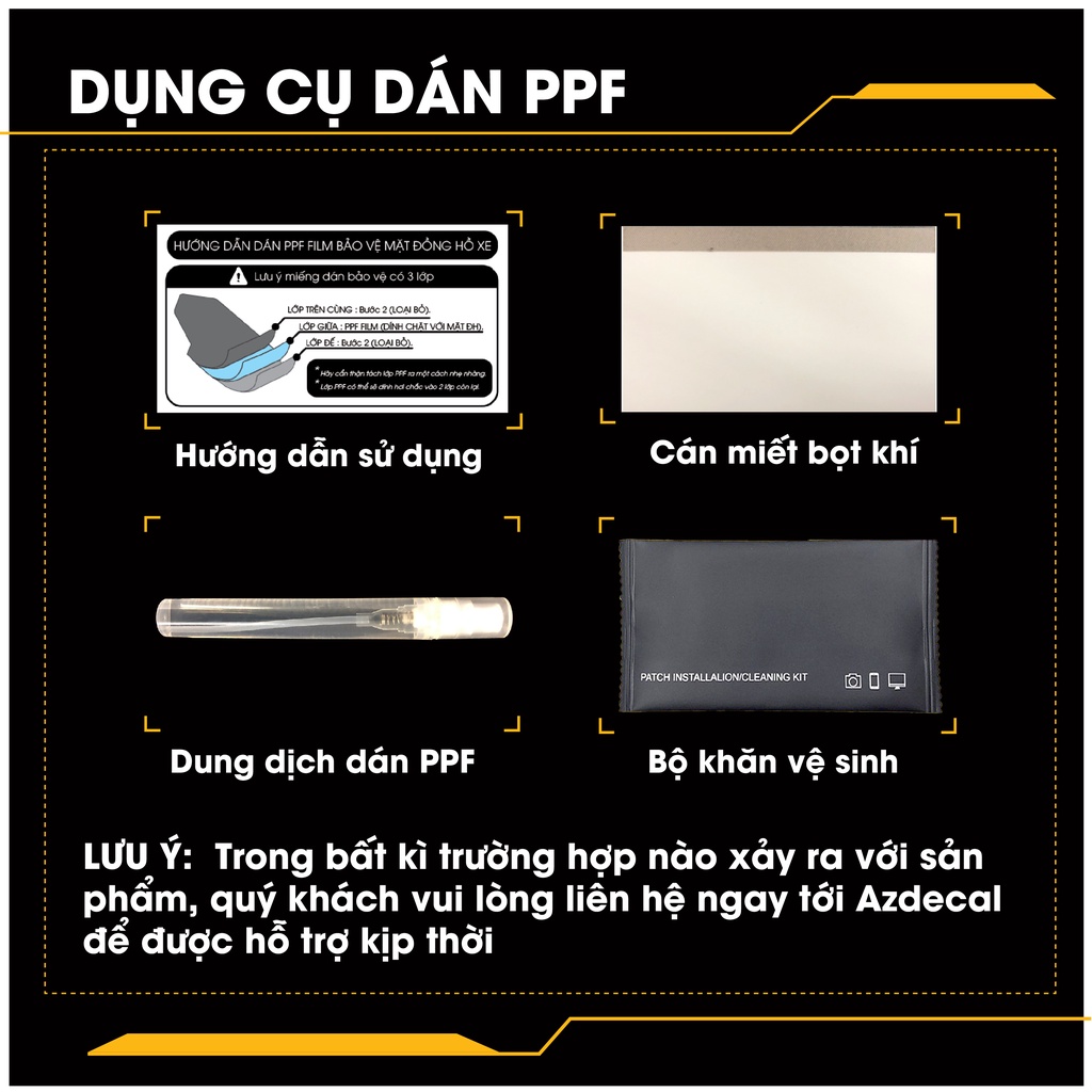 Miếng Dán PPF Bảo Vệ Mặt Đồng Hồ Xe VARIO 2015 - 2017 | Chất Liệu Film PPF Nhập Khẩu