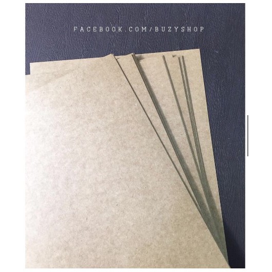 Giấy kraft dày 380gsm 2 mặt khổ a5