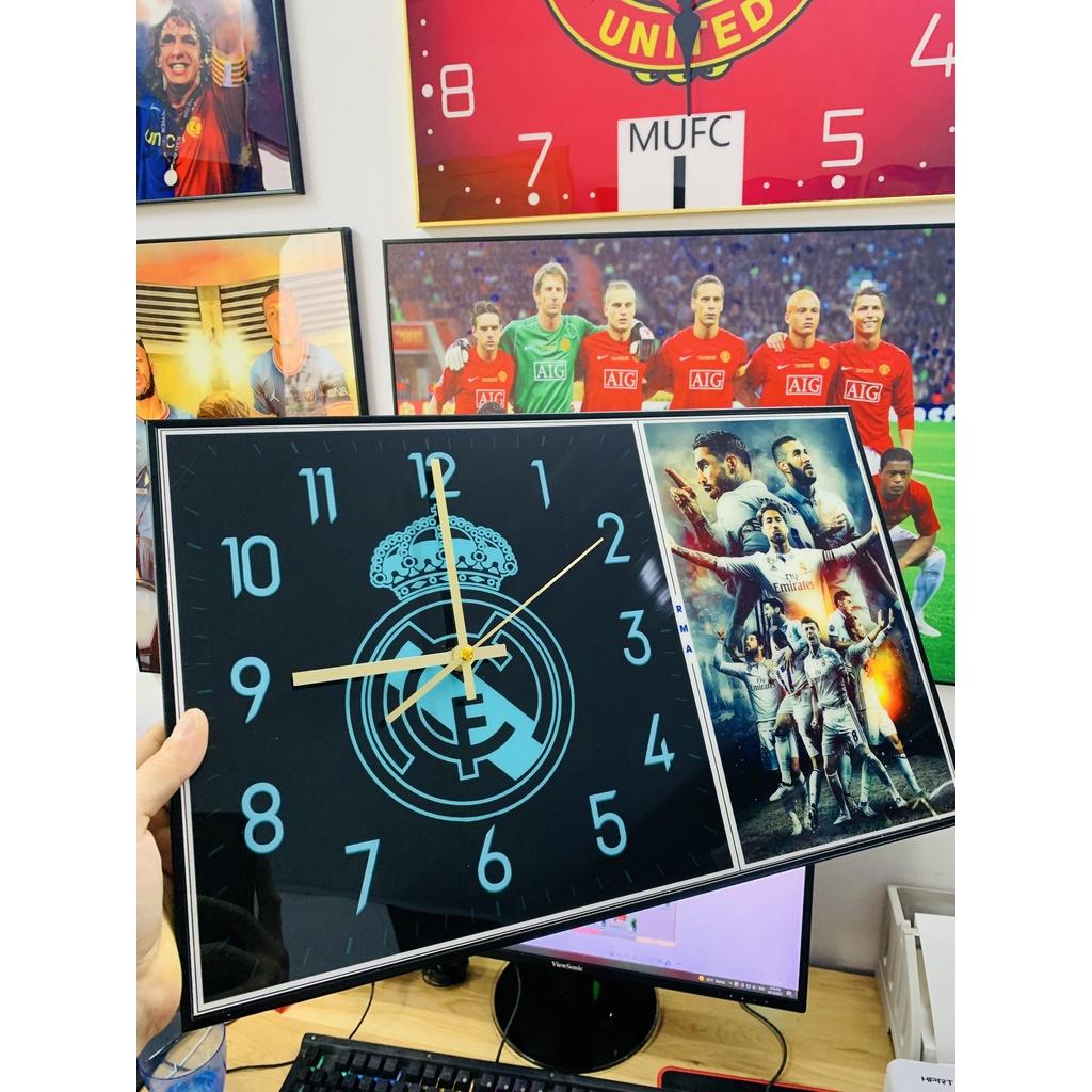 Đồng hồ Real Madrid - phom chữ nhật