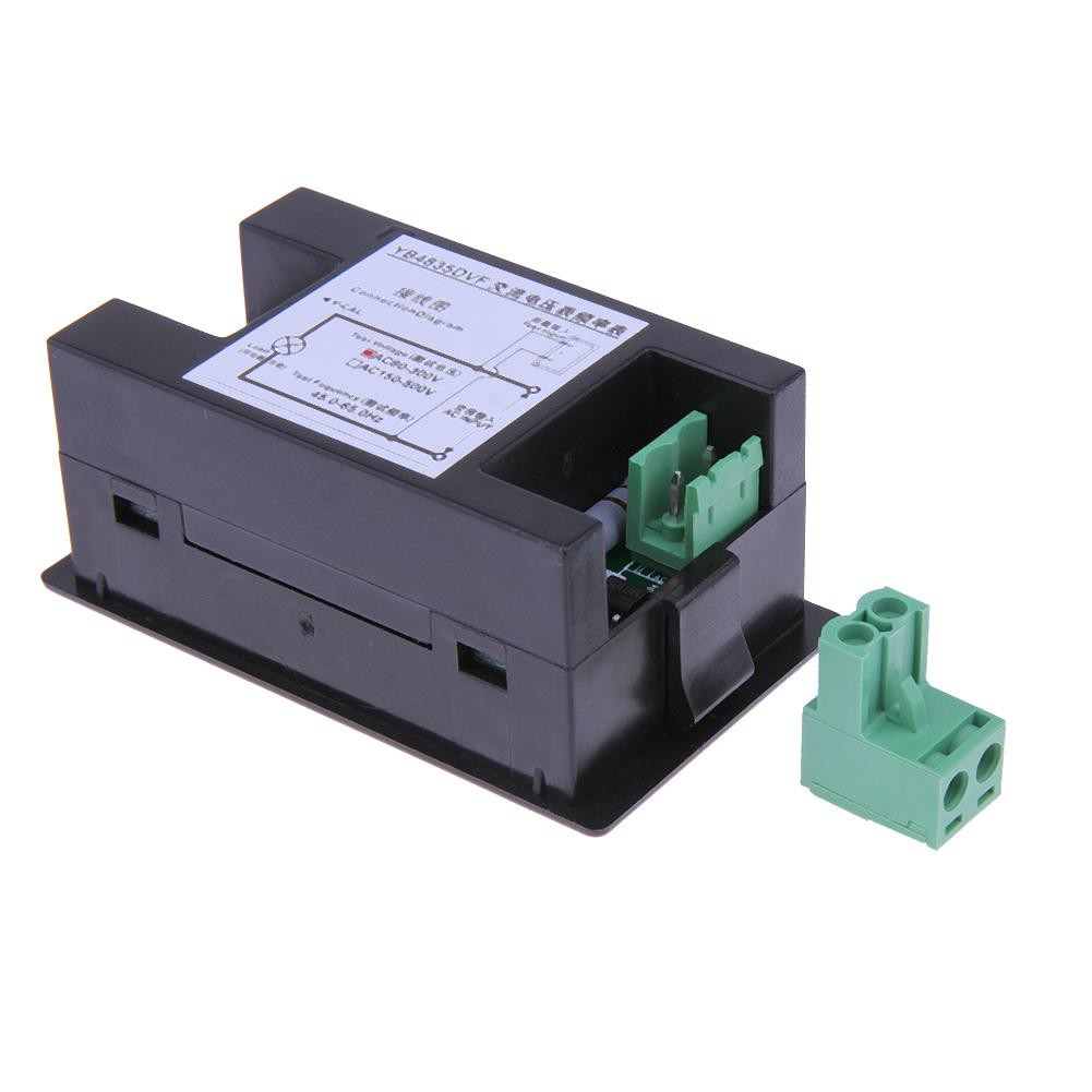 Đồng hồ vôn kế ac80-300v với màn hình hiển thị LCD 45.0-65.0hz