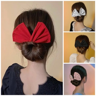 🍀[Hàng đẹp]Dây quấn tóc tạo kiểu búi dáng nơ xinh xắn dành cho nữ hot trend🍀
