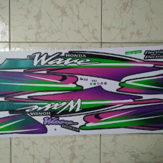 Bộ tem Wave Thái 100 màu đen đời 98 new