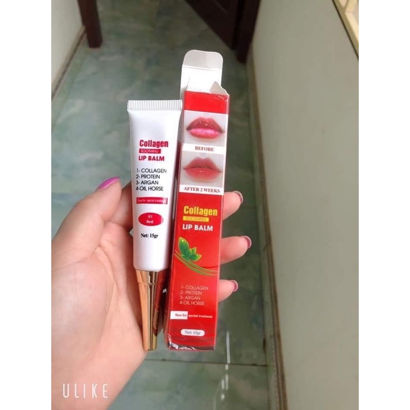 ✅ Dưỡng môi Kích Màu Collagen Lip Balm 15g-Check mã-Usa