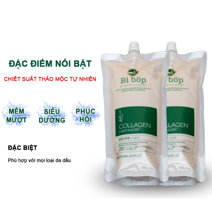 Hấp Siêu Phục Hồi  COLLAGEN Nhật Bản 1000ml Camy shop68