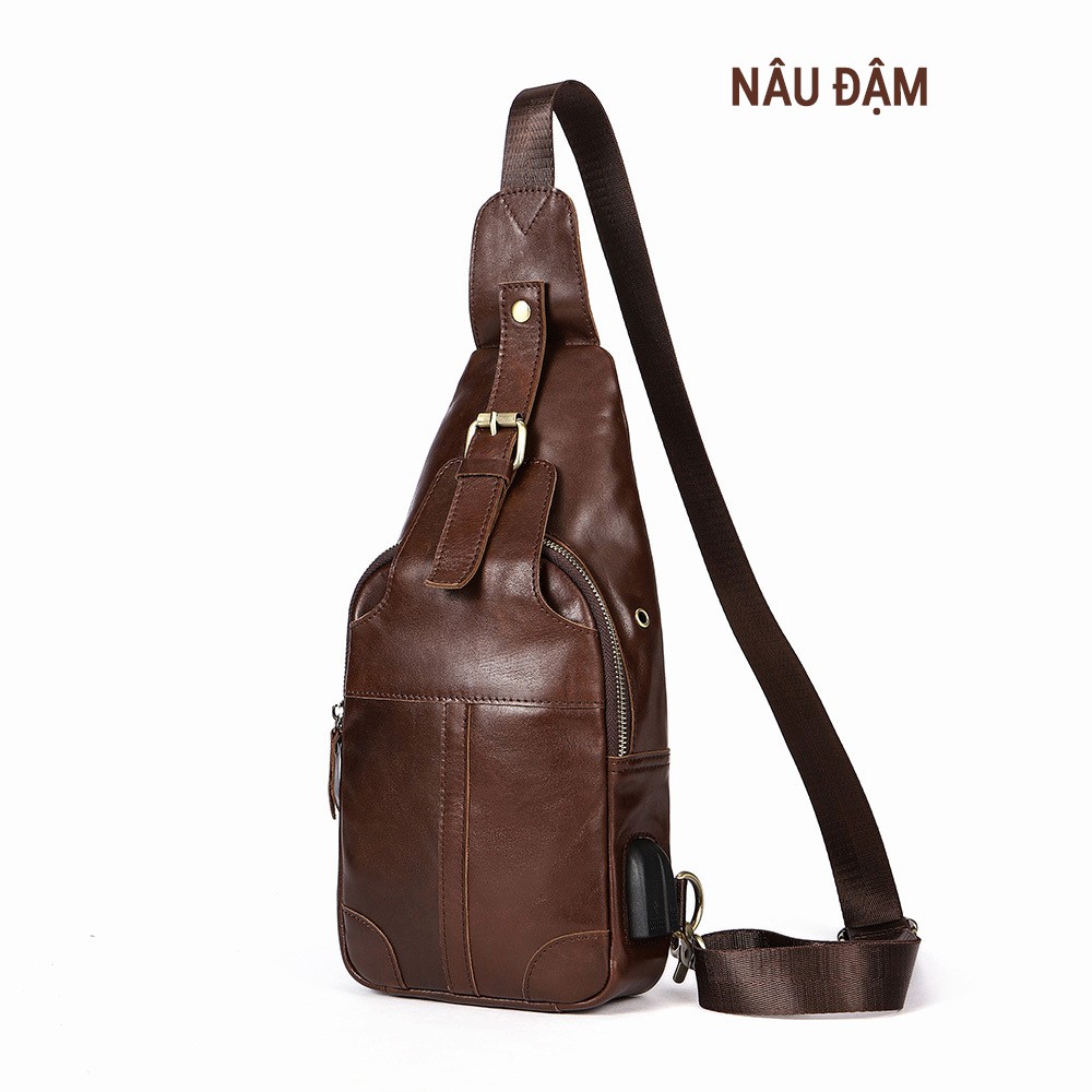 Túi Đeo Chéo Da Bò T099 - Hiện Đại & Năng Động - Thời Trang Châu Âu Lãng Mạn