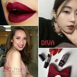 Son MAC MINI Diva Màu Đỏ Rượu chính hãng xách tay ( Bill mua hàng ) ..