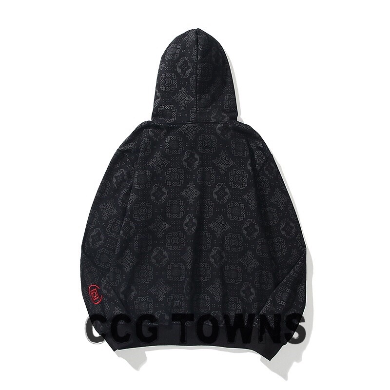 Áo Hoodie thêu logo Jordan Clot in hoạ tiết lụa
