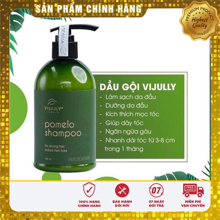  [Chính Hãng] dầu gội bưởi vijully ko vỏ