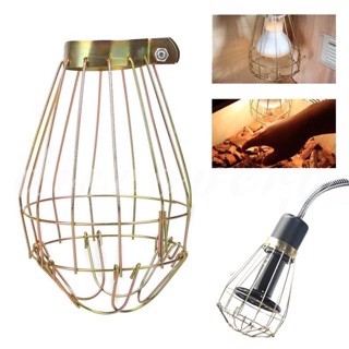 Lồng chụp và đuôi sứ bảo vệ đèn .