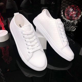 Giày thể thao nam da nhập Poly Synthetic cao cấp thiết kế vân nổi trẻ trung LC30