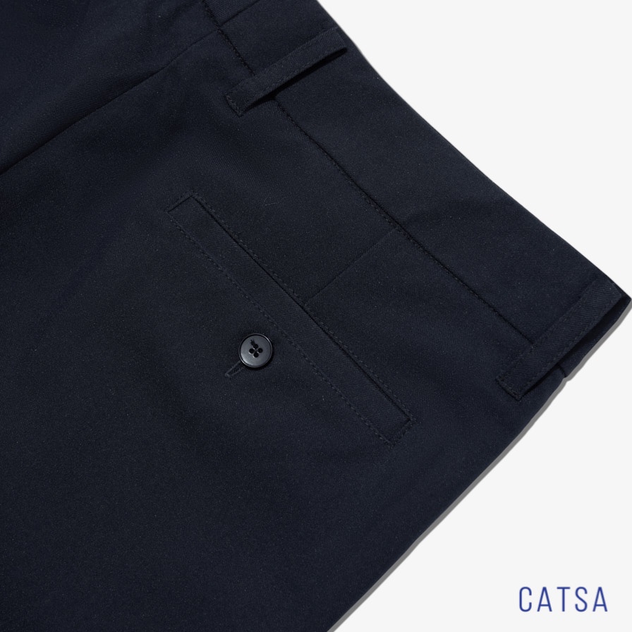 Quần tây nam xanh đen cao cấp, quần âu chất vải mềm mại, mặc thoải mái CATSA QTD069
