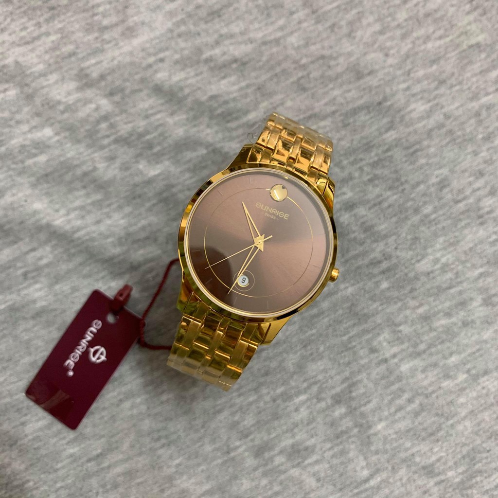 Đồng hồ Sunrise Nam chính hãng Nhật Bản M1138SB - kính saphire chống trầy - bảo hành