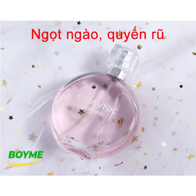 Nước Hoa Nu Chavnk Mang Hương Thơm Nhẹ Nhàng Tinh Tế Từ Thiên Nhiên, Điểm Tô Sự Dịu Dàng, Thanh Khiết Của Bạn