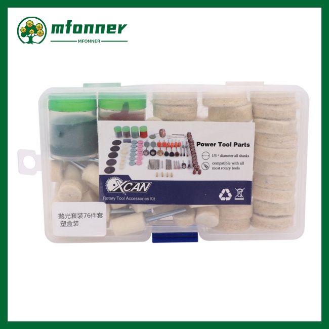 Set 76 Đầu Len Đánh Bóng Kính / Kim Loại Tiện Dụng