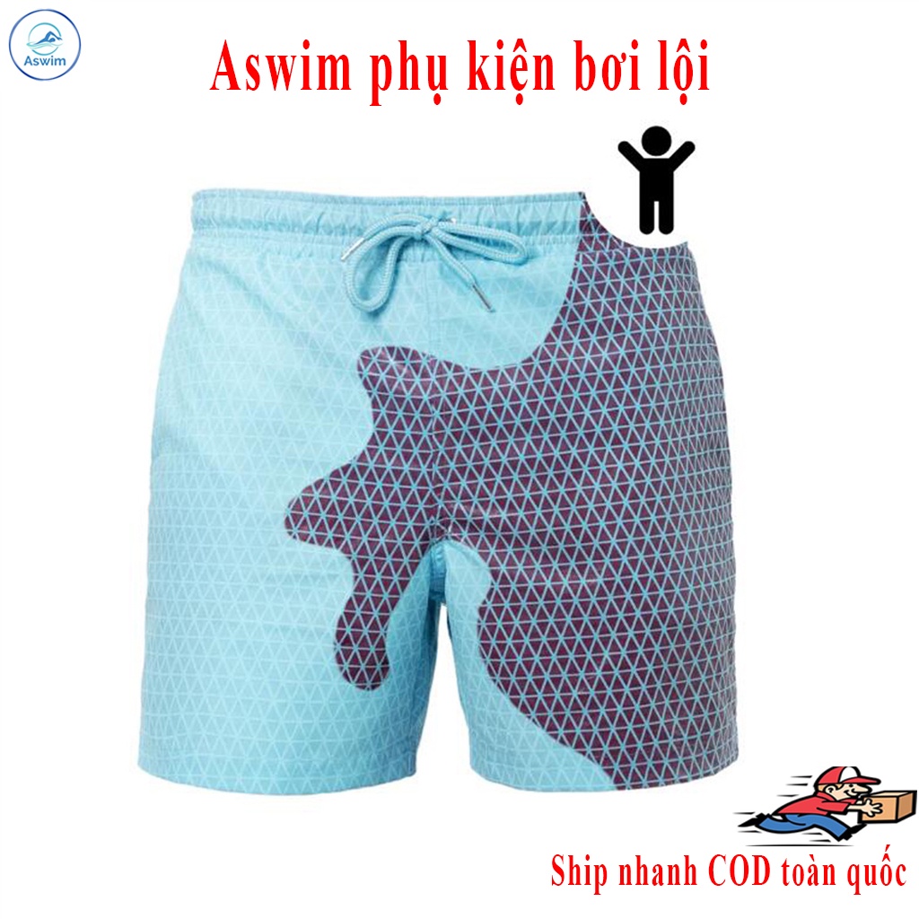 Quần bơi nam đổi màu, có thể đổi màu theo nhiệt độ, phong cách, năng động | BigBuy360 - bigbuy360.vn
