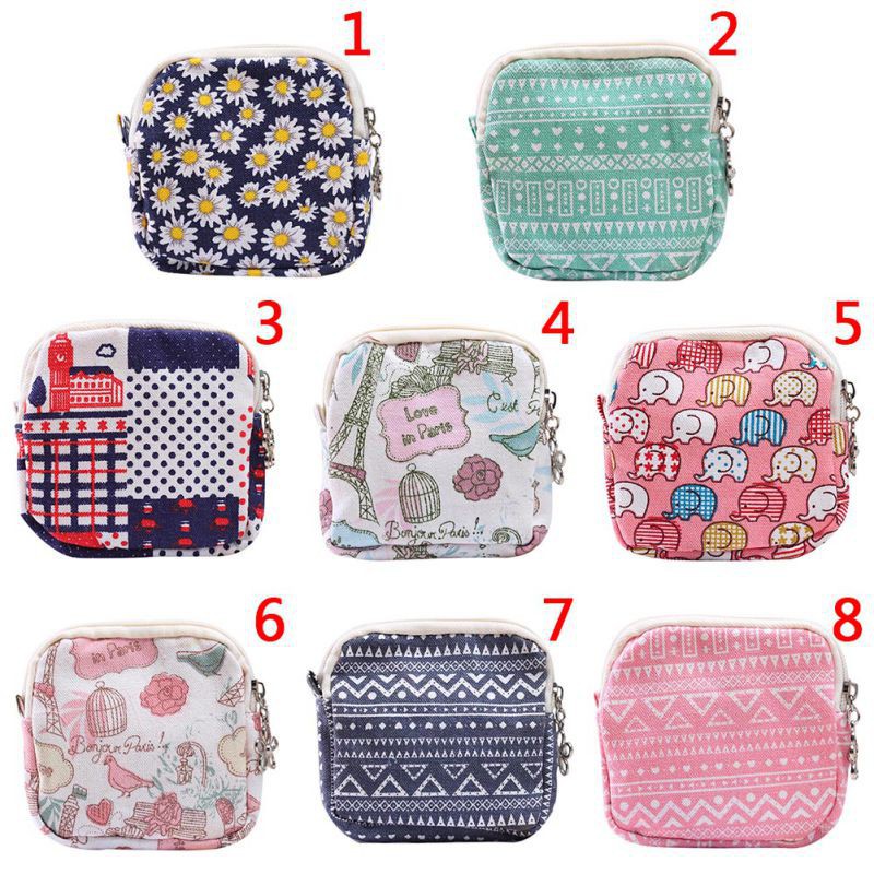 Ví cầm tay bằng canvas dễ thương | BigBuy360 - bigbuy360.vn