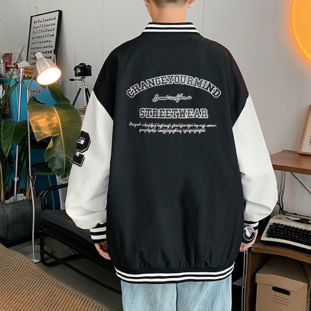 Áo khoác bomber chất dù 2 lớp nam nữ from rộng unisex AKD32 ARROW