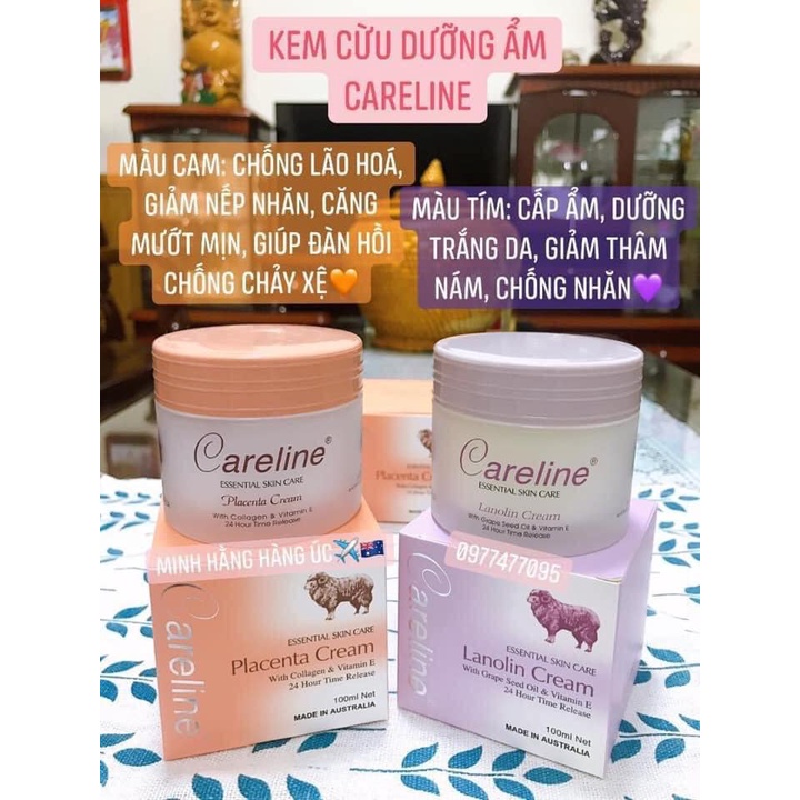 Kem cừu Careline dưỡng da - 100g