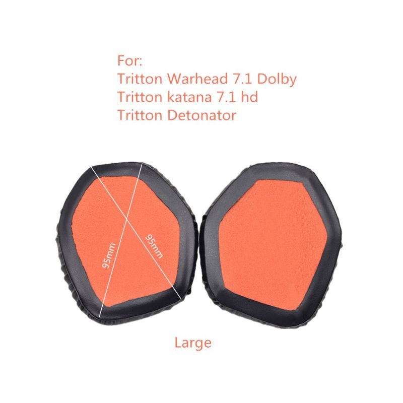 Đệm Xốp Bọc Đầu Tai Nghe Cho tritton Warhead 7.1 dolby / katana