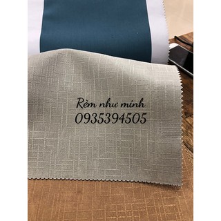 Vải phi bóng may rèm cửa cản nắng tốt