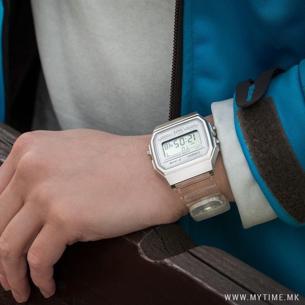 ĐỒNG HỒ UNISEX CASIO F-91W F91WS8CF DÂY NHỰA HUYỀN THOẠI CHÍNH HÃNG