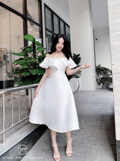 Váy trễ vai xoè V493 KYMIE