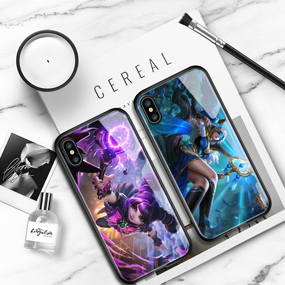 Case สำหรับ Huawei Nova 2 Plus Nova 2S Nova 2 Nova 3e Vỏ điện thoại trò chơi di động MLBB สำหรับ Mặt sau bằng kính cường lực bóng loáng dành cho điện thoại di động Vỏ bọc huyền thoại