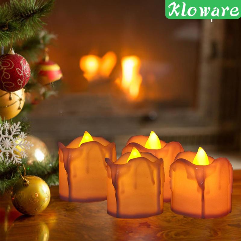 Bộ 24 Đèn LED Điện Tử Không Lửa Trang Trí Tiệc Cưới