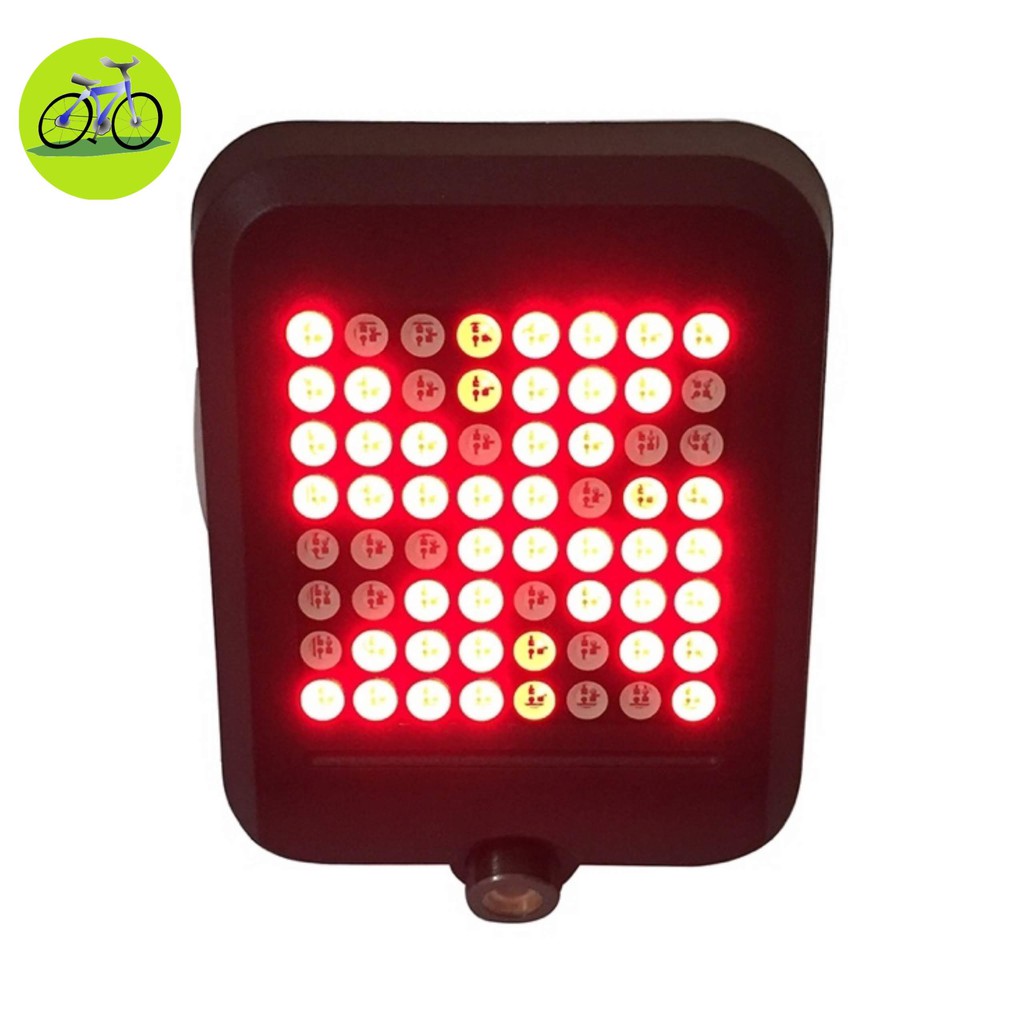 Đèn xi nhan sau xe đạp sạc USB cảm biến AQY-0100
