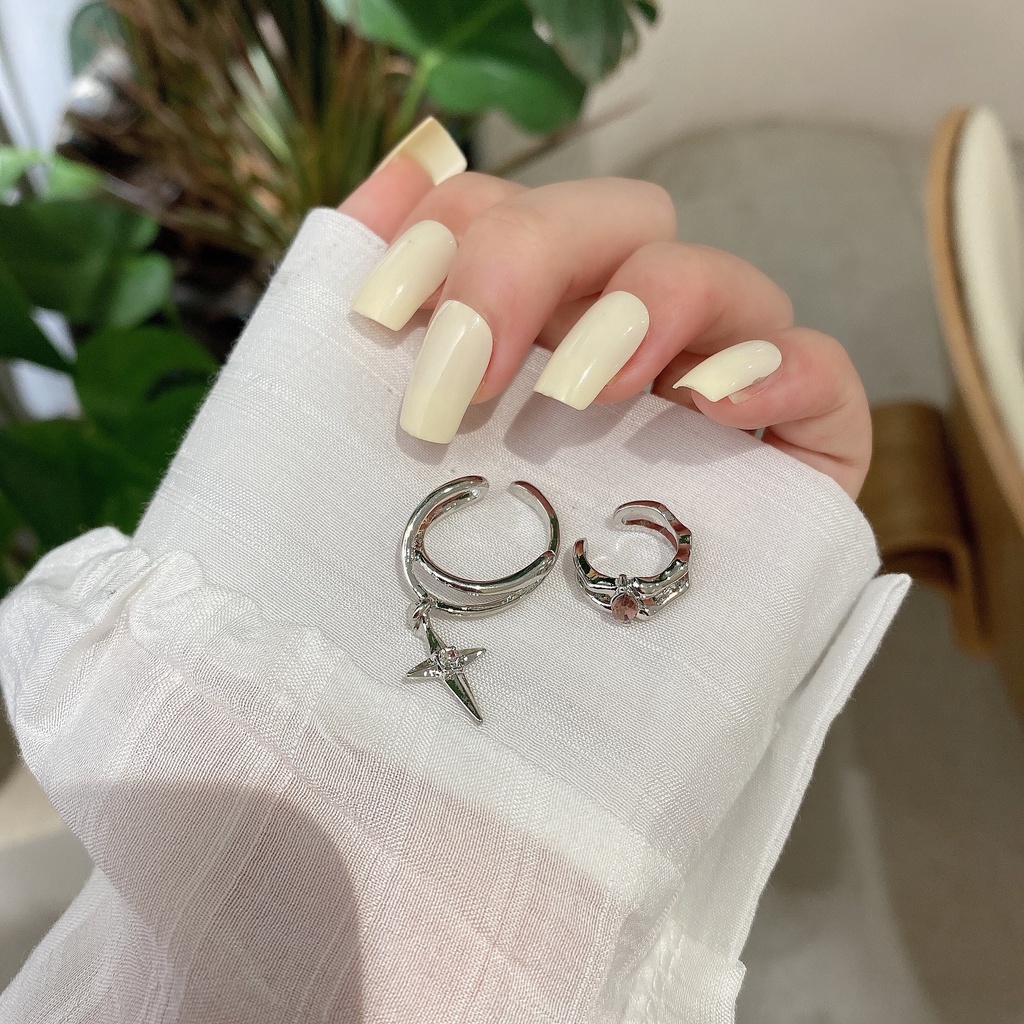 Khuyên kẹp tai hình ngôi sao đơn giản cá tính không cần xỏ lỗ cho nữ