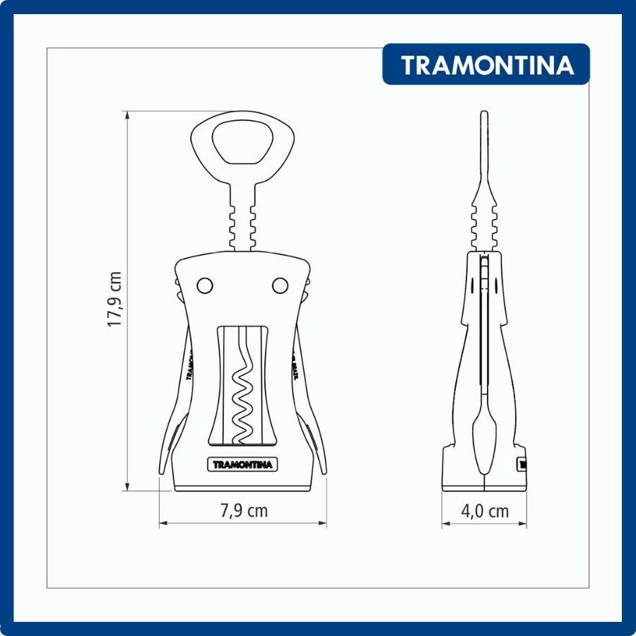 Mở vang khui vang Tramontina HARMONICA hàng cao cấp chính hãng nhập khẩu Brazil