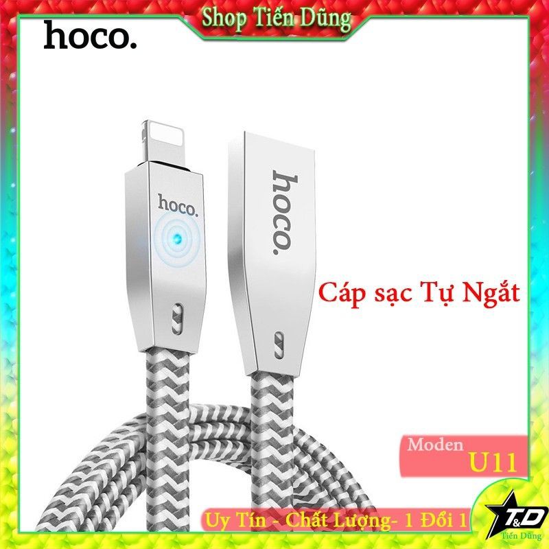 Cáp sạc iPhone Hoco U11 xạc nhanh tự ngắt_Xịn Chính Hãng